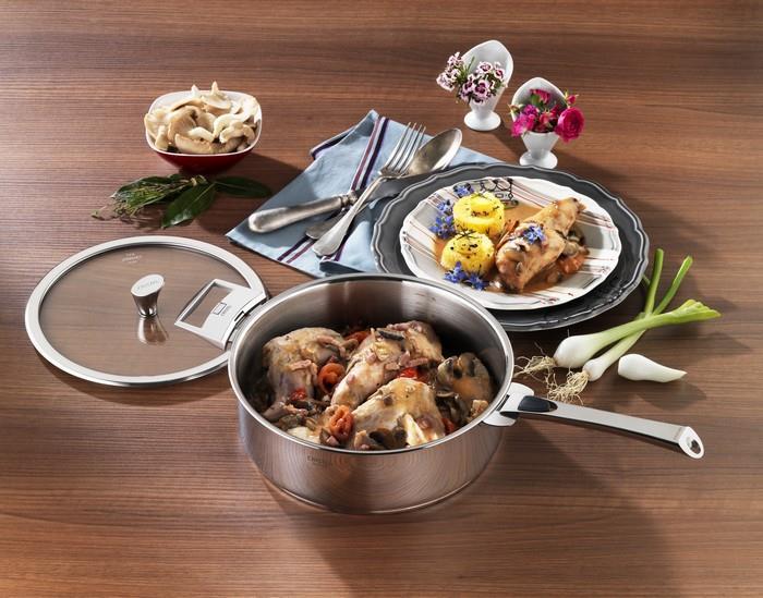 Actual product image Cristel Casteline frying pan (24 cm, Frying pan, Stainless steel)