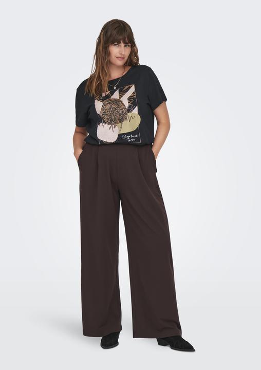 Image du produit Only Coupe normale Col rond Curve Top T-shirt (L)