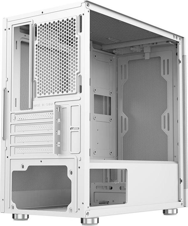 Actual product image Itek Boitier Mini Tour Micro ATX ProMesh 35 (Blanc) (mATX, Mini-ITX)