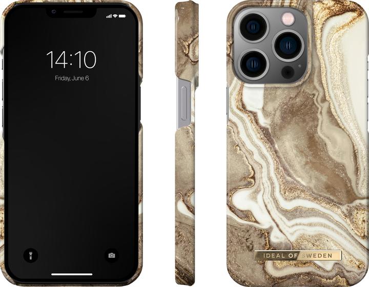 Produktbild iDeal Of Sweden Designer Hard-Cover Golden Sand Marble (Apple iPhone 13 Pro)