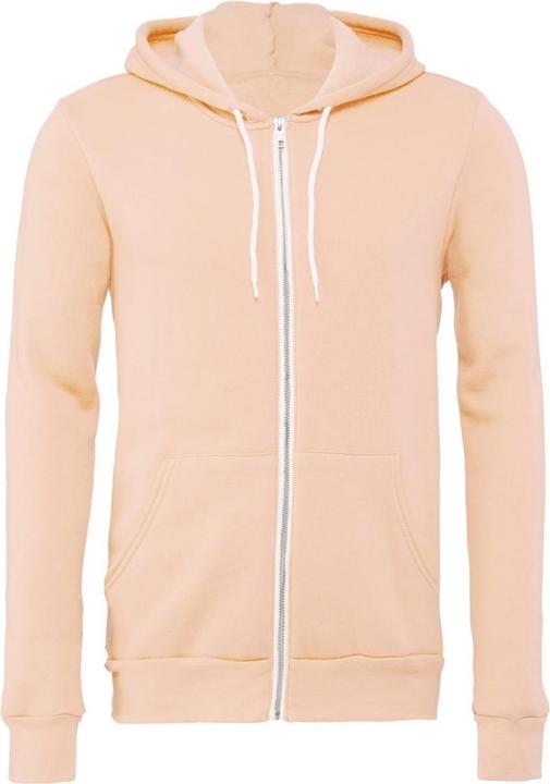 Bella Canvas Kapuzenpullover Durchgehender Reissverschluss