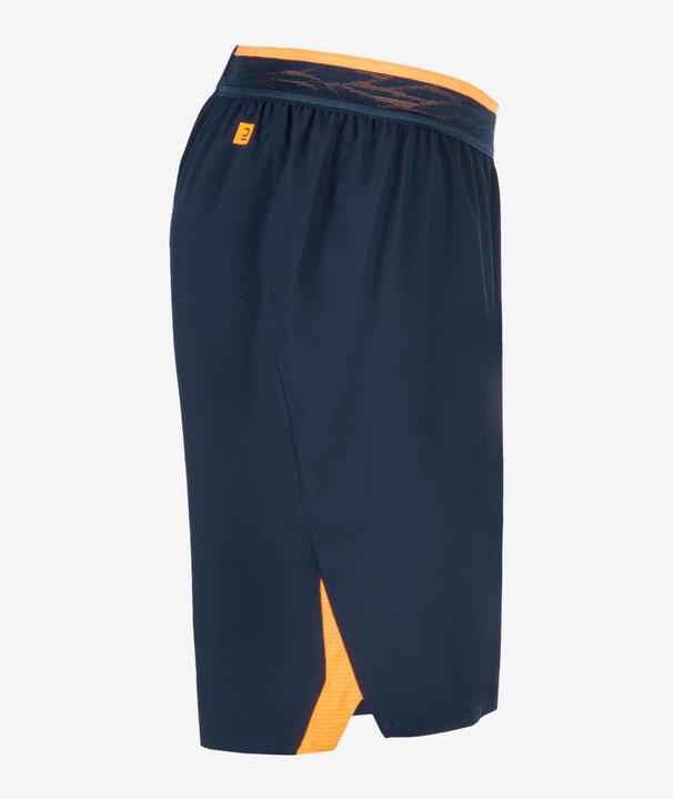 Immagine prodotto Kipsta Pantaloncini da calcio da donna/uomo - CLR blu navy/arancio (XS)
