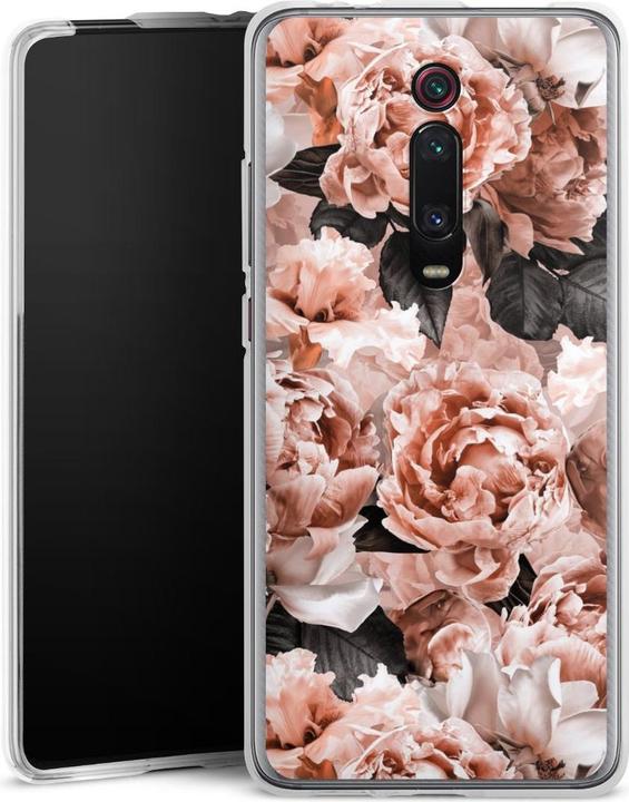Produktbild DeinDesign Silikon Hülle für Xiaomi Mi 9T Handyhülle Case Smartphone Schutzhülle Blume Rose Vintage (Xiaomi Mi 9T)