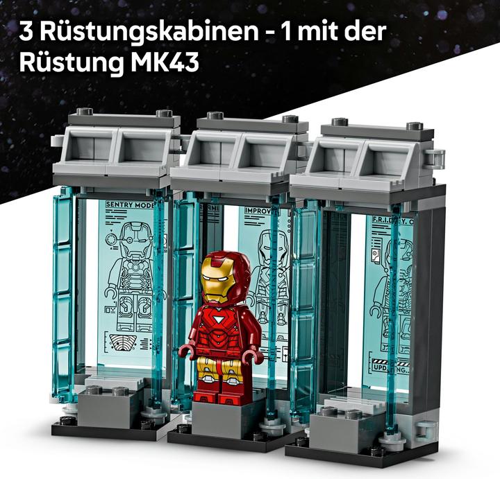 Actual product image LEGO Iron Man's Laboratory: Hall of Armour (76315, LEGO Super Mario)