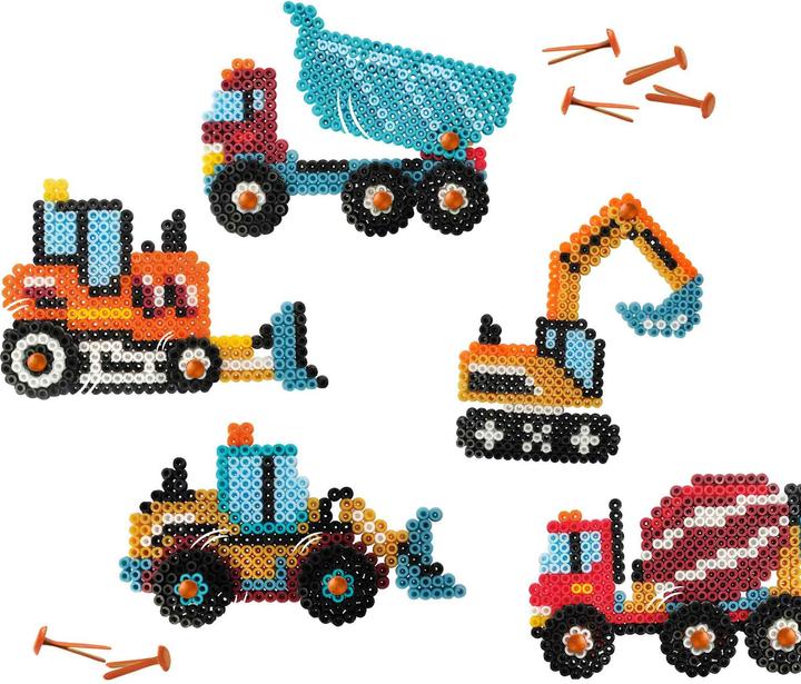 Actual product image Ses Iron-on beads for construction vehicles