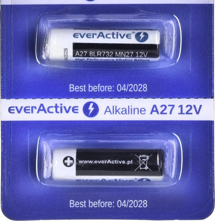 Produktbild Everactive 27A 12V Blisterverpackung (5 Stk., A27, 25 mAh)