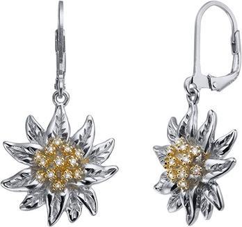 Produktbild Crystalp Sparkly Silver Edelweiss Earrings with Crystals 40552.S