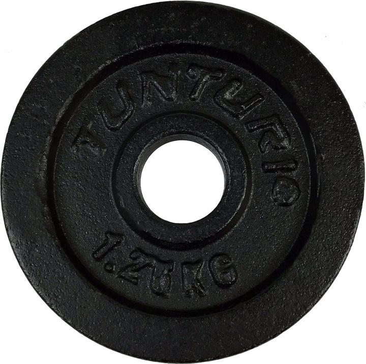 Actual product image Tunturi Gusseisen 1.25 kg Gewichtscheibenpaar 30 mm (2 x 1.25 kg)