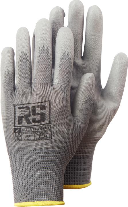 Bhp Gloves RS ULTRA TEC GREY, knitted, size 8, grey (8)
