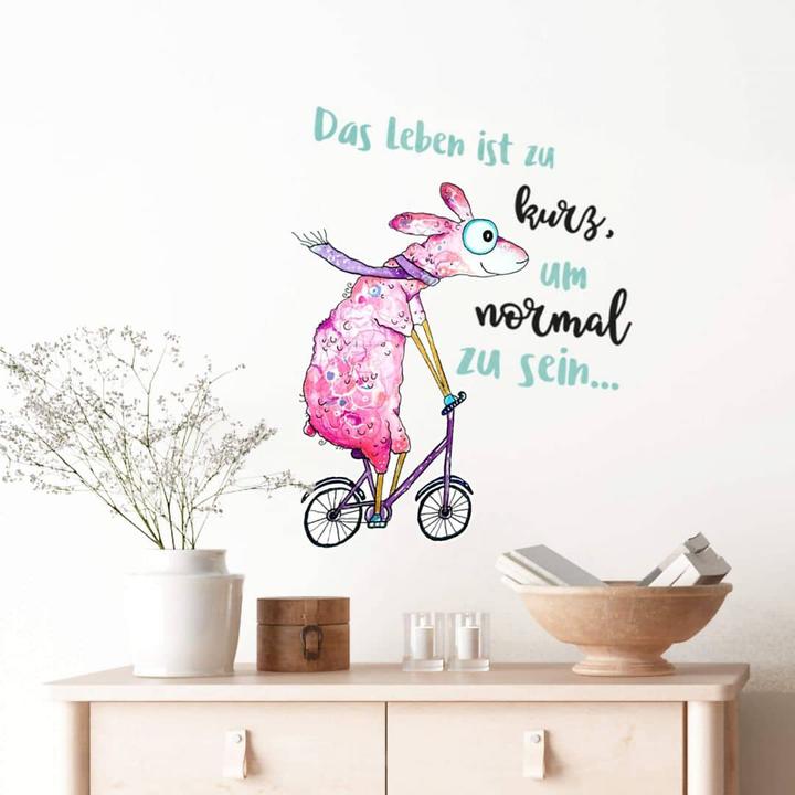 Image du produit Trenddeko La vie est trop courte pour être normale... (53 x 70 cm)