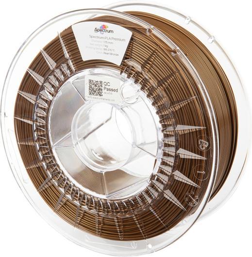 Actual product image Filament / PLA / PEARL BRONZE / 1.75 mm / 1 kg (PLA, 1.75 mm, 1000 g, Bronze)