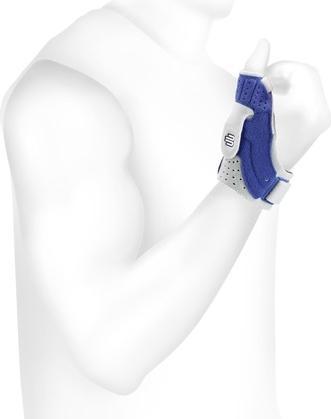 Produktbild Bauerfeind Stabilorthese Grösse 2 links titan (2)