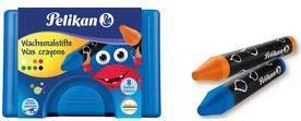 Actual product image Pelikan Wax crayon - plastic case (Multicolor, 8 x)