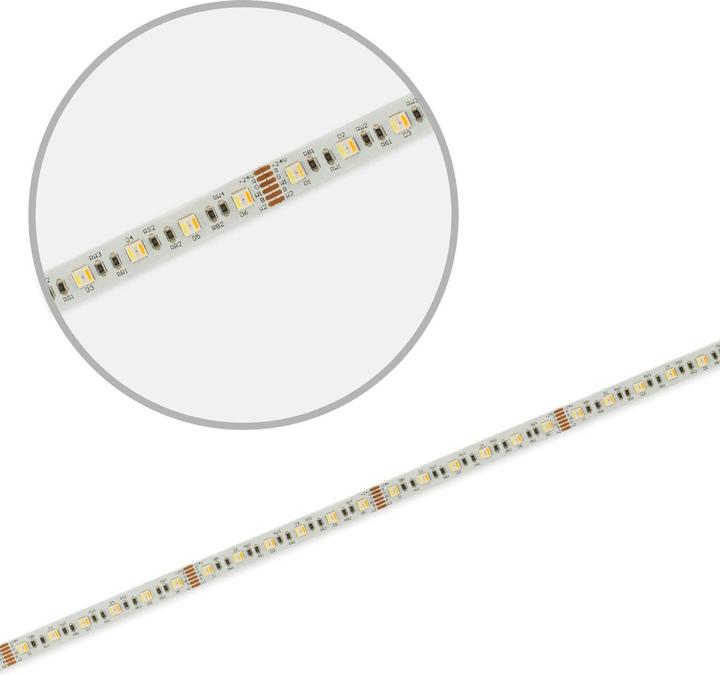 Actual product image Isoled LED AQUA RGB+WW+KW flex strip, 24V, 20W, IP68, 5in1 chip, 60, LED/m (500 cm)