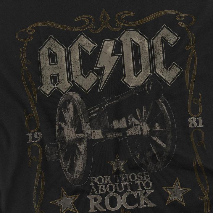 Actual product image AC/DC Mens Rock Label T-Shirt (4XL)