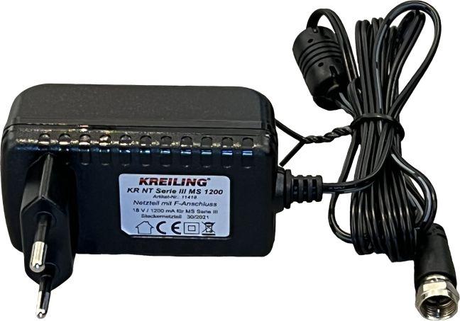 Actual product image Kreiling Power supply unit KR NT Series III MS 1200 w.F-connector 18V/1200mA f.MS Se.III 1141 (Multi switch)