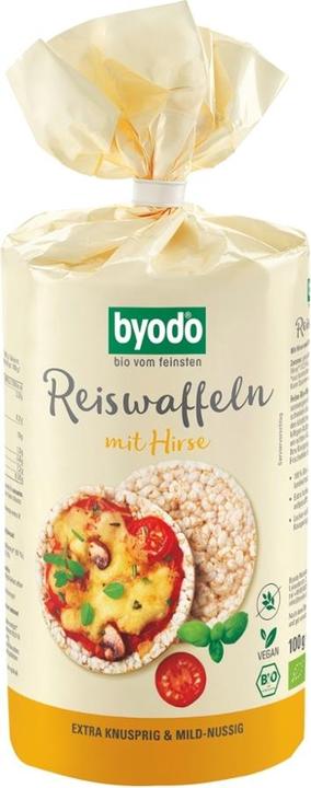 Byodo Reiswaffeln mit Hirse/glf (100 g)