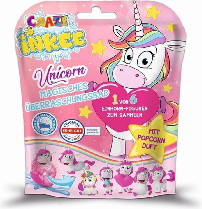 Craze Badekugel Inkee: Mit Überraschung – Unicorn (Badekugeln)
