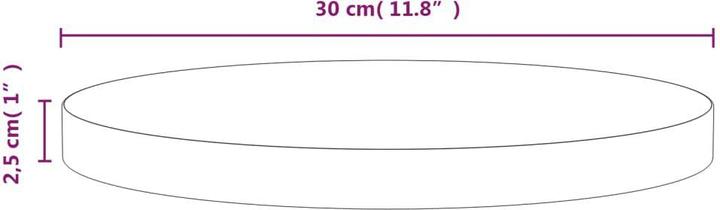 Actual product image VidaXL Kresten (30 x 2,5 cm)
