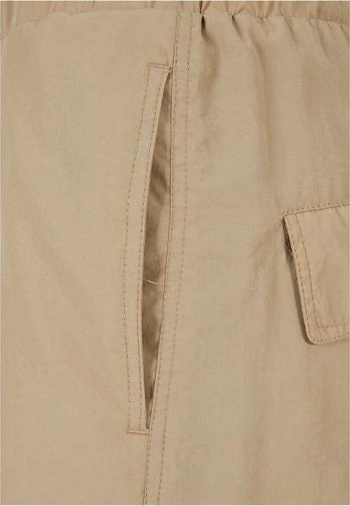 Actual product image Urban Classics Ladies Wide Crinkle Nylon Cargo Pants (S)