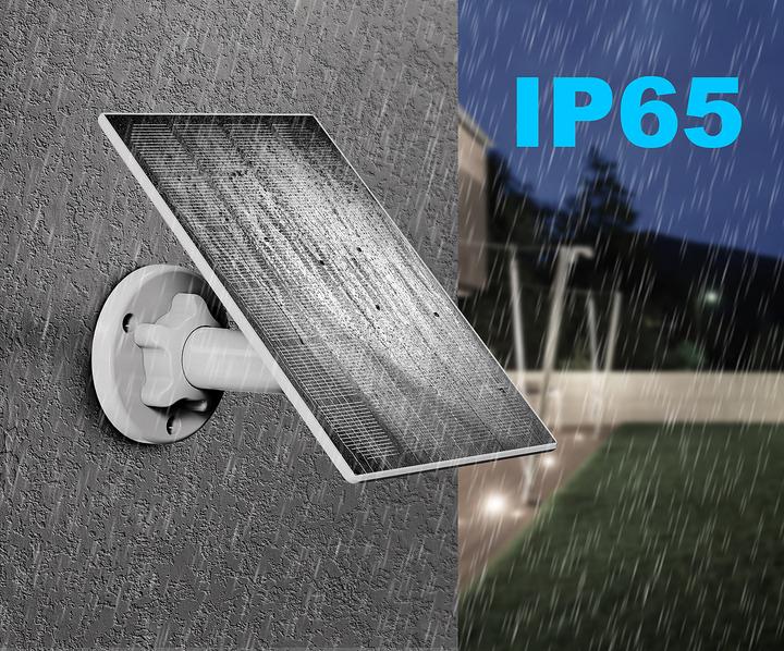 Actual product image Revolt Universal solar panel for rechargeable IP cameras, 3W, IP65, set of 4 (3 W, 0.22 kg)