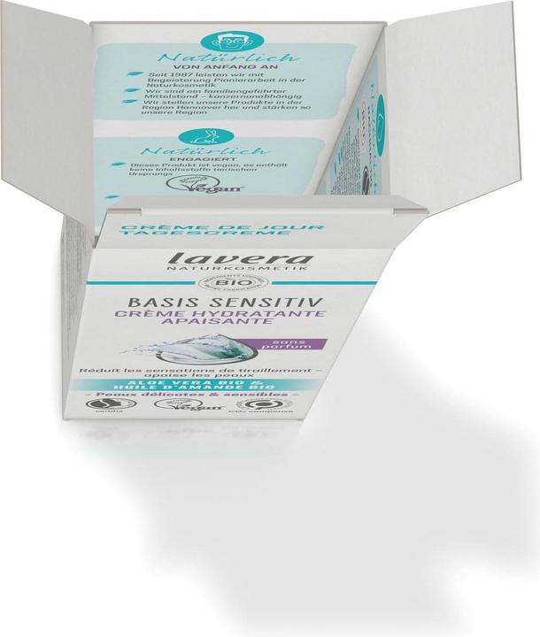 Produktbild Lavera beruhigende Feuchtigkeitscreme basis sensitiv Creme (50 ml)