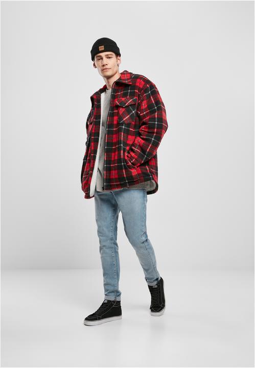Produktbild Urban Classics Plaid Teddy Lined Shirt Jacket (XL)