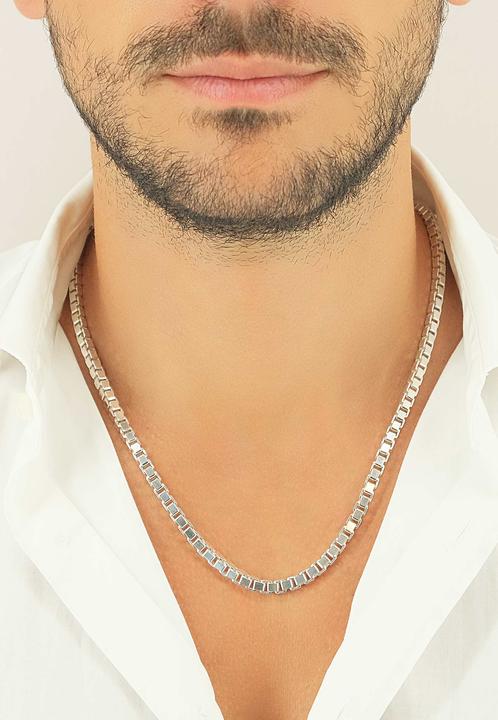 Produktbild Muau Venezianer (925, Satiniert, Silber poliert, 55 cm)