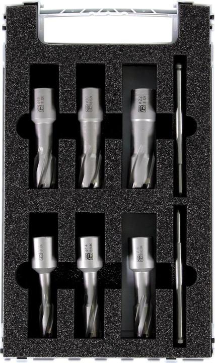 Actual product image Fein Core drill set 63127714020 1 S (12 mm, 16 mm, 18 mm, 20 mm, 22 mm, 14 mm)