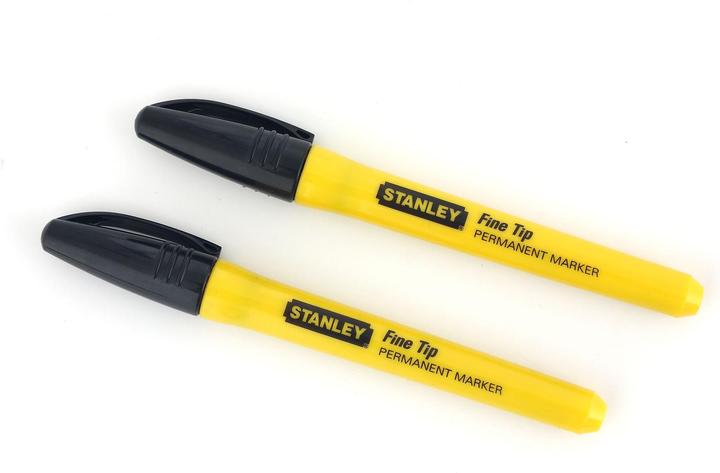 Actual product image Stanley Permanent marker with fine tip () (Black, 20 mm, 2 x)