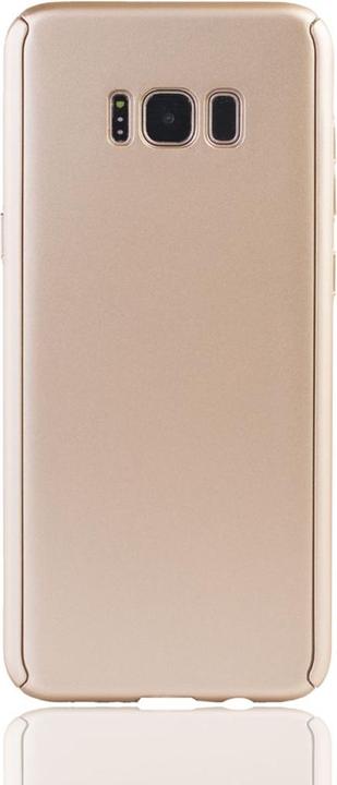 Produktbild König Design Hülle Handy Schutz für Samsung Galaxy S8 Full Case Cover Displayschutz 360 Gold (Samsung Galaxy S8+)