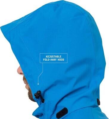 Actual product image Agu GO Unisex rain jacket blue (L)