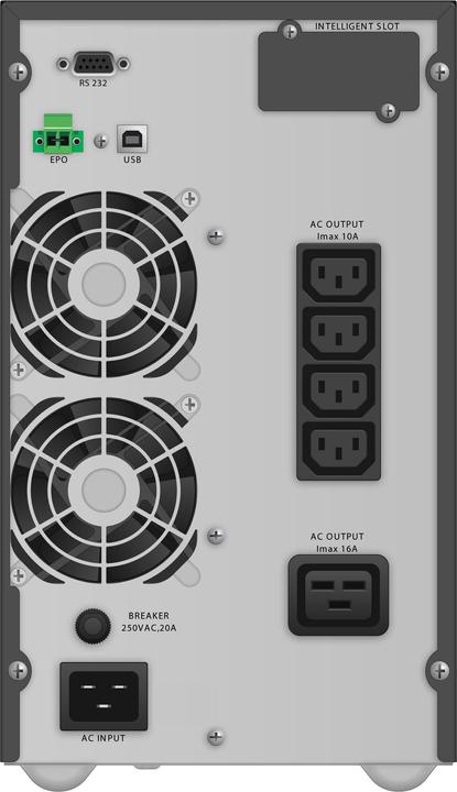 Actual product image Powerwalker VFI 3000 TG (3000 VA, 2700 W, Online double converter UPS)