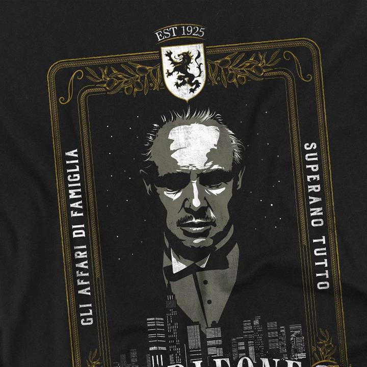 Immagine prodotto The Godfather Maglietta Don Vito Corleone Poster Classico Uomo (3XL)