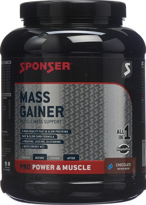Immagine prodotto Sponser Pro Mass Gainer (Cioccolato, 1 pz., 1200 g)