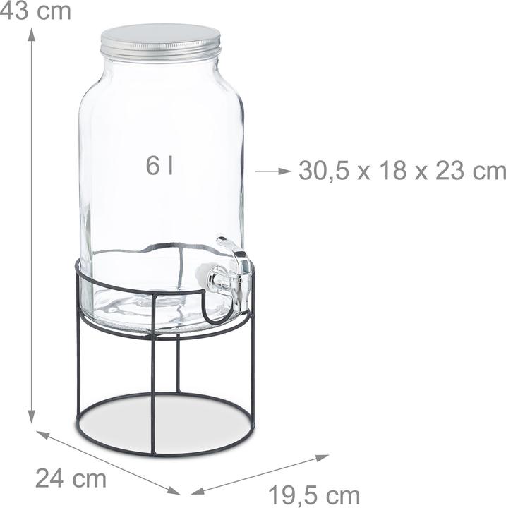 Actual product image Relaxdays Beverage dispenser