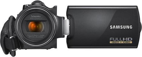 Actual product image Samsung HMX-H200, Full-HD Flash Camcorder, 20x optical zoom