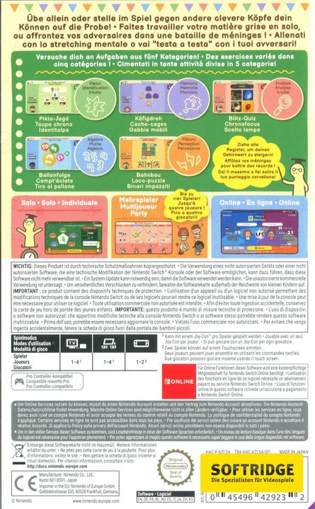 Actual product image Nintendo Big Brain Academy: Head to Head (Switch, DE)
