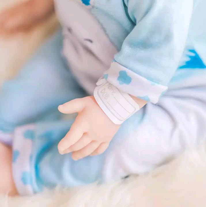 Actual product image Tiny Treasures Tiny Treasure Blond haired Doll Hippo outfit