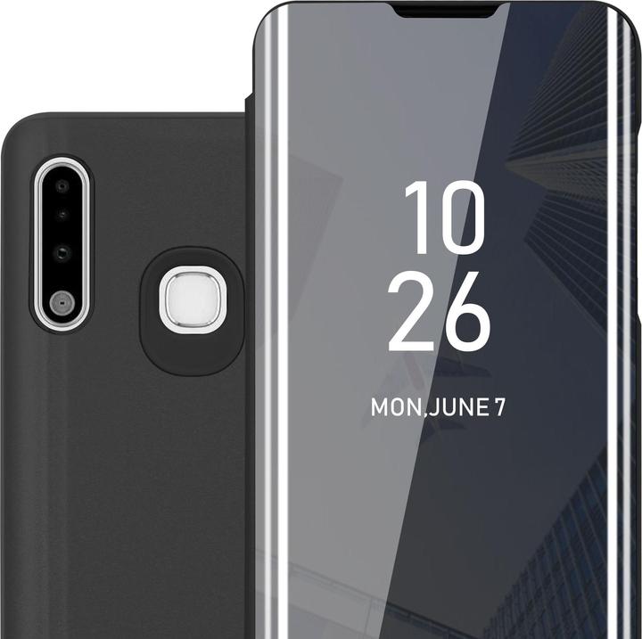 Actual product image Cadorabo Book Smart View Mirror Cover (Samsung Galaxy A70e)
