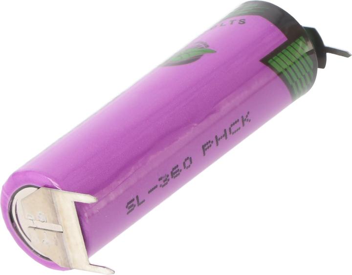 Image du produit Tadiran Lithium Batterie SL-360/PT mit Lötfahnen mit 3er Print Kontakten (1 pcs, AA, 2300 mAh)