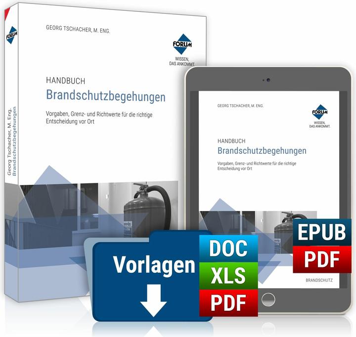 Image du produit Handbuch Brandschutzbegehungen (Allemand, Georg Tschacher, 2024)