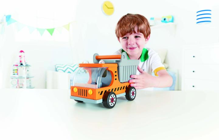 Actual product image Hape dump truck