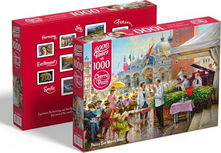 Produktbild Cherry Pazzi Puzzle Piazza San Marco, Venedig 1000 Teile (1000 Teile)
