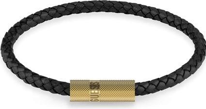 Guess Blackjack Leather Bracelet JUXB03238JWYGBK - Length: 20 cm (20 cm)
