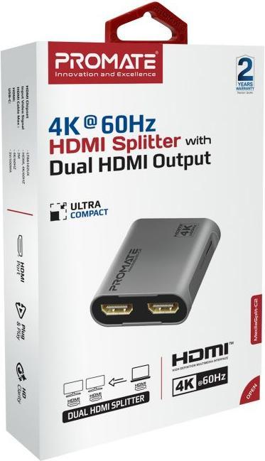 Immagine prodotto ProMate Splitter HDMI 4K MediaSplit-C2