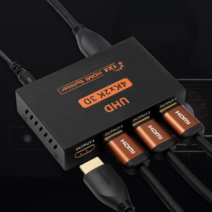 Produktbild Hermex HDMI Splitter HDMI-Splitter-Box HDMI Verteiler HDMI-Signal-Splitter