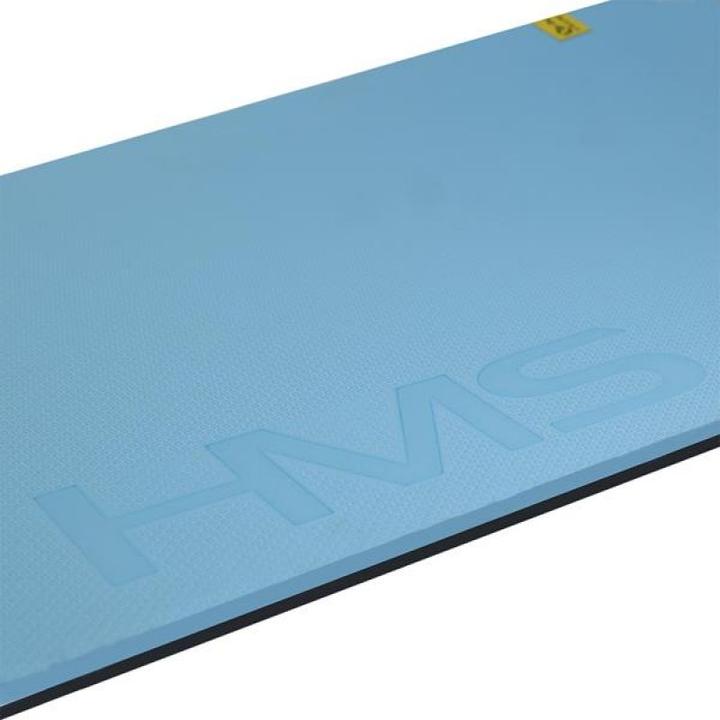 Produktbild HMS Club-Fitnessmatte mit Löchern blau Premium MFK02 (20 mm)