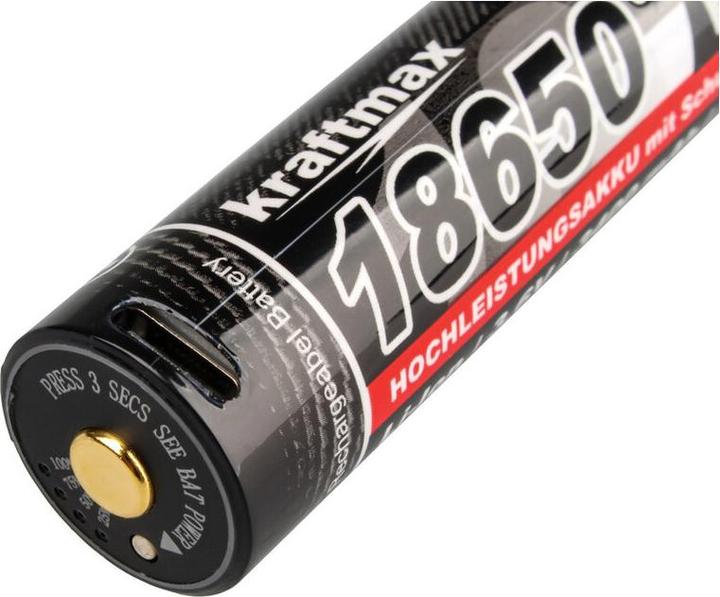 Actual product image Kraftmax Pro Li-Ion 18650 (1 pcs., 18650, 3400 mAh)