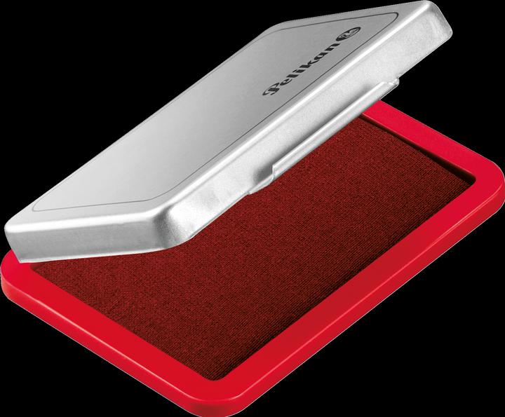 Actual product image Pelikan Metal stamp pad red